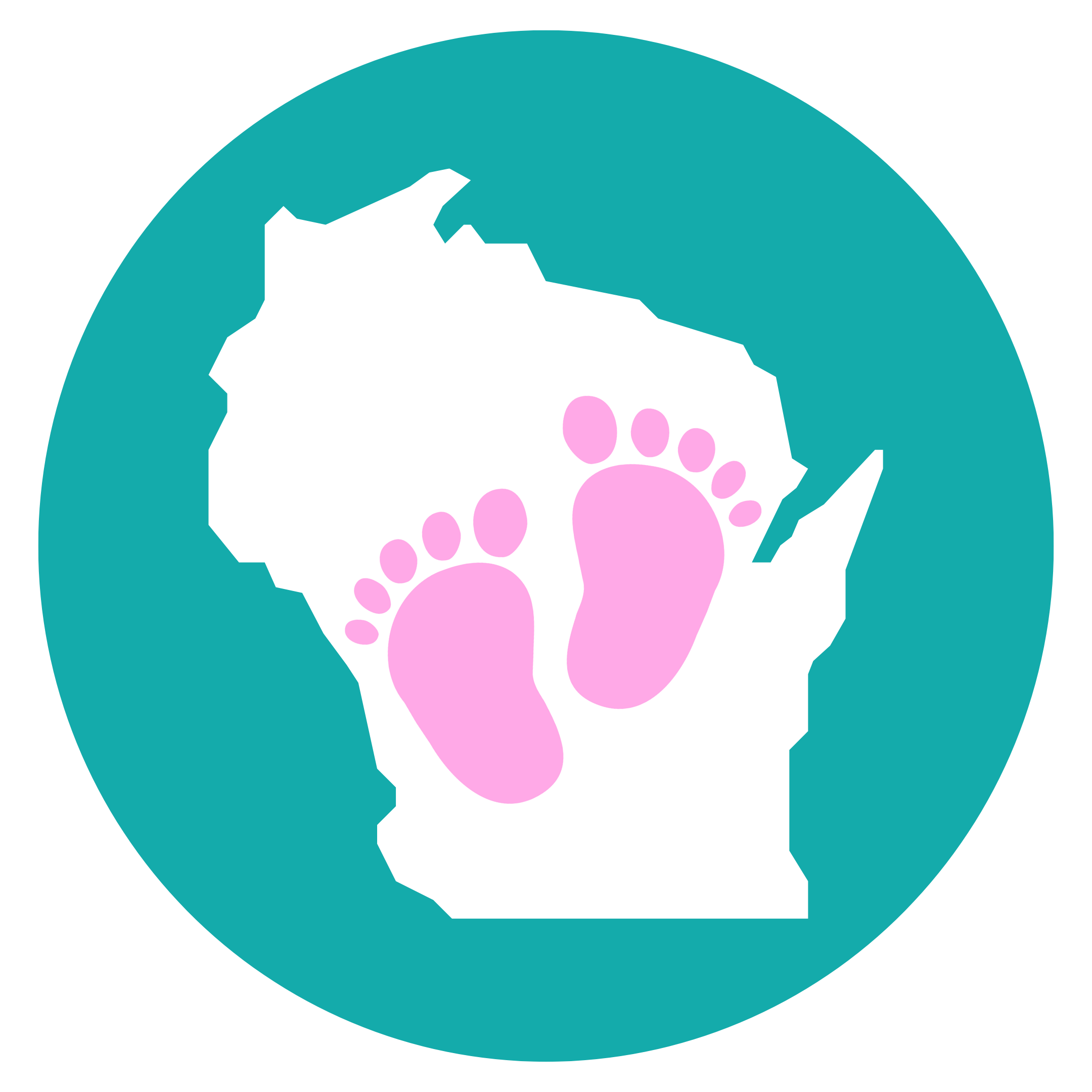 2025 March for Life Wisconsin - Delafield - Johnson Creek - Sturtevant - Wauwatosa Bus - logo